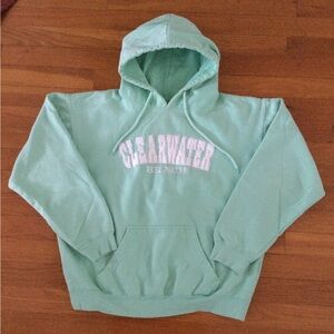 Pacific & Co. Clearwater Beach mint green hoodie, size M
